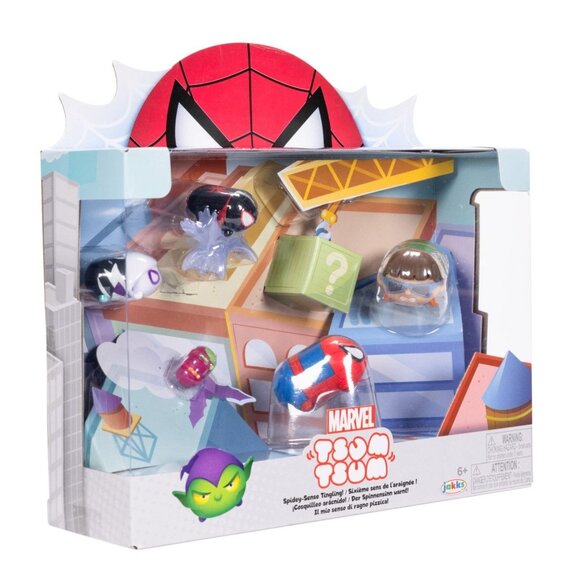 Disney Tsum Tsum Marvel Spidey-Sense Tingling Mini 6 Figure Set Mystery Box - Picture 4 of 6